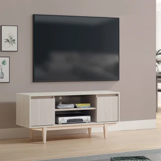 【WAKUHOME 瓦酷家具】Ariel極簡主義白楓木4尺TV櫃A015-214