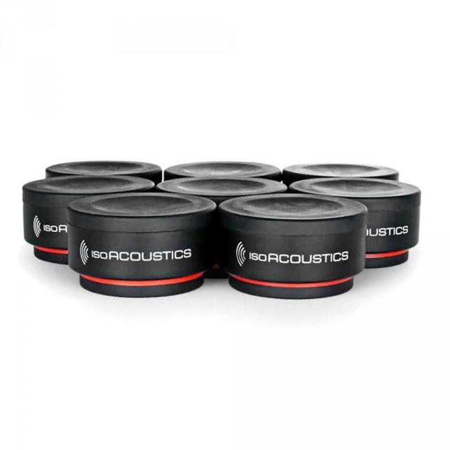 【IsoAcoustics】ISO-PUCK MINI 監聽喇叭專用橡膠墊(喇叭墊 避震塊 吸震塊 防震墊 防震塊 一組 8 顆)