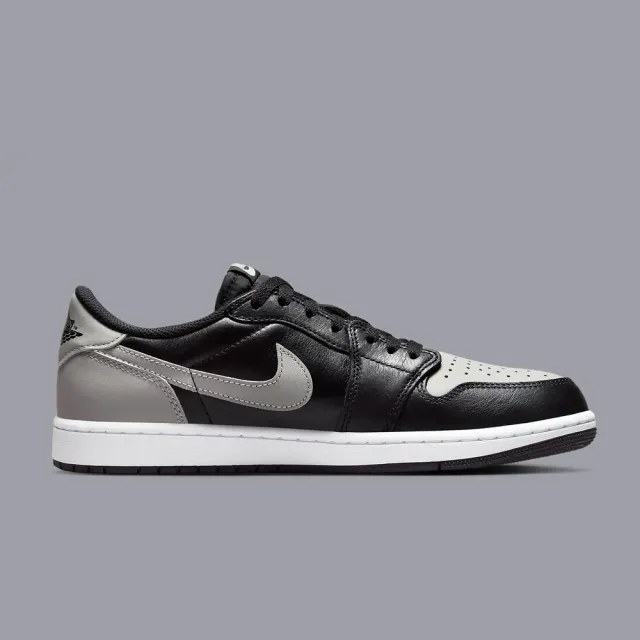 【NIKE 耐吉】休閒鞋 Air Jordan 1 Low OG Shadow 影子 黑灰 低筒 男鞋 CZ0790-003