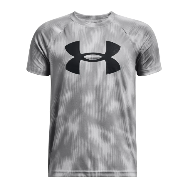 UNDER ARMOUR 男童 Tech BL 印花短T-Shirt_1363278-011(灰)