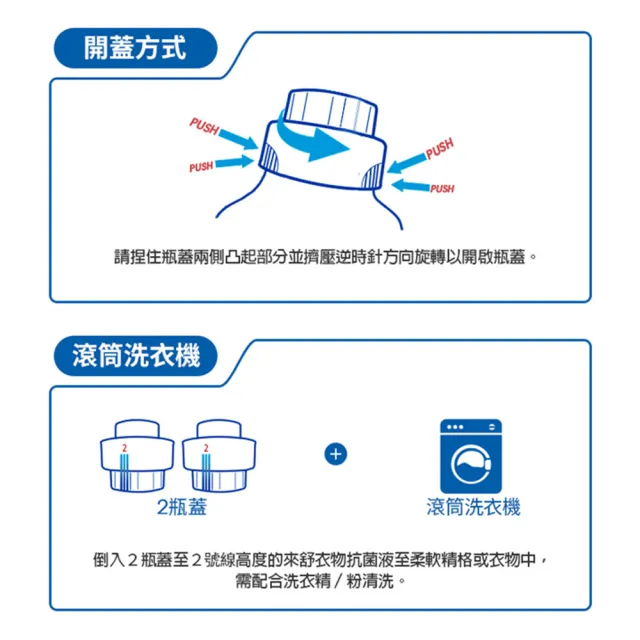 【Lysol來舒】衣物抗菌液-清新無香1.21Lx4(衣物除菌消毒/洗衣添加劑/洗衣抗菌液)