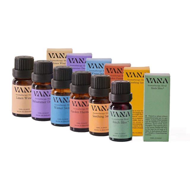 VANA 故事系列香氛精油10ml(光之季節/北歐花園/樺樹禮讚/仲夏之夢/冬泳之甦/亞麻風拂)