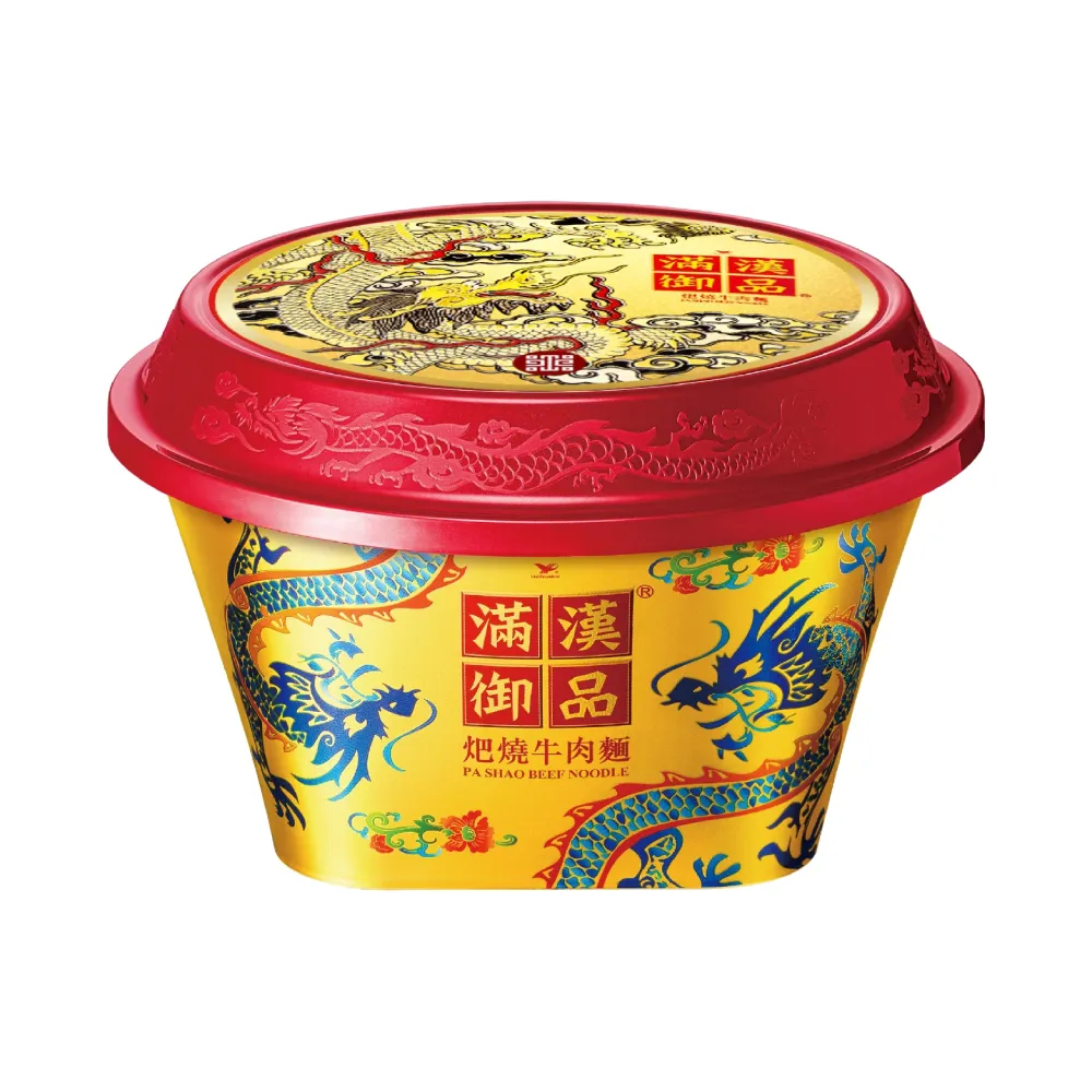 【統一】滿漢御品火巴燒牛肉麵268gx1入/碗