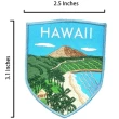 【A-ONE 匯旺】夏威夷度開瓶器療癒磁鐵+美國 夏威夷背膠補丁2件組外國地標磁鐵 紀念磁鐵(C167+245)
