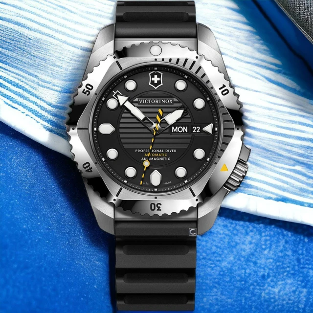VICTORINOX 瑞士維氏VICTORINOX 瑞士維氏 DIVE PRO 300米潛水錶 男錶 腕錶 機械錶(VISA-241994)