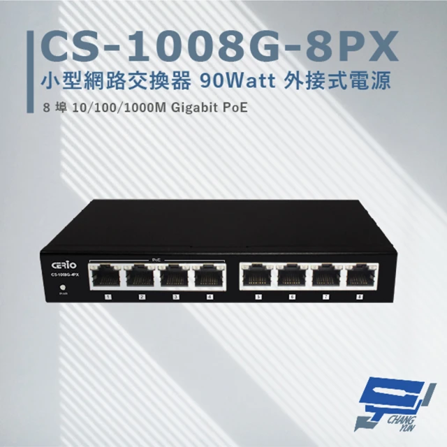CHANG YUN 昌運 CS-1008G-8PX 8埠 G