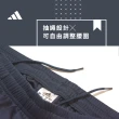 【adidas 愛迪達】三線短褲+百搭LOGO短T -短褲+短袖(休閒、運動短褲、男女款、多色任選)