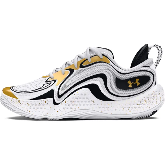 【UNDER ARMOUR】UA 男女同款  SPAWN 6 籃球鞋 運動鞋_3027263-100(白色)