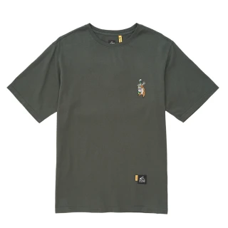 【5th STREET】男裝酒瓶熱感應短袖T恤-綠色(山形系列)