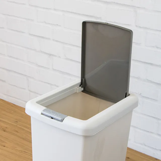 【KEYWAY 聯府】雙開式垃圾桶15L-5入垃圾筒T15