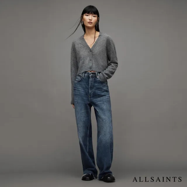 【ALLSAINTS】WICK 喀什米爾羊毛針織外套 WK100X(修身版型)