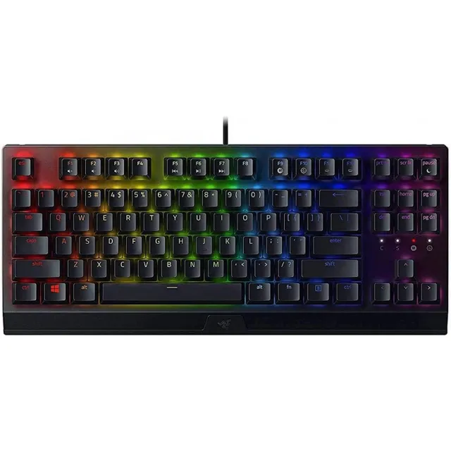 【Razer 雷蛇】BlackWidow V3 Tenkeyless 黑寡婦蜘蛛V3短軸 機械式鍵盤(英文)