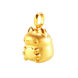 【2sweet 甜蜜約定】貓貓蟲咖波經典系列純金立體硬金墜飾 約0.42錢(甜蜜約定 貓貓蟲咖波 金飾)