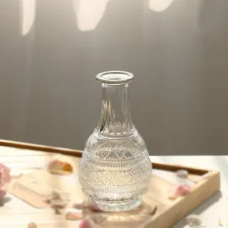 【Floral M】羅馬玻璃辛西亞花瓶(花瓶/插花/玻璃瓶/小口花瓶/花器/花盆/陶瓷花瓶/桌面擺飾)