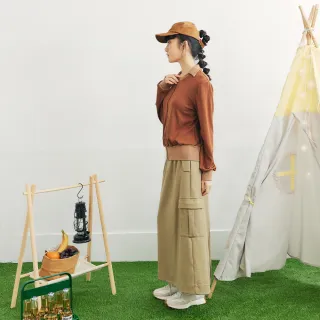 【Dailo】撞色坑條刷毛拉鍊長袖外套(藍 咖)