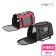 【Gen7pets】寵物通勤包(犬貓適用/酒紅色/黑色)