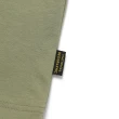 【National Geographic 國家地理】男女同款 減塑生活SLOGAN 圖案涼感短袖上衣 - 卡其色(環保概念/涼感T)