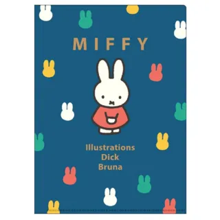 【小禮堂】Miffy 米飛兔 信紙組 - 彩色剪影款(平輸品)