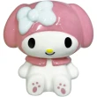 【小禮堂】Sanrio 三麗鷗 陶瓷存錢筒 - 坐姿款 Kitty 大耳狗 美樂蒂 酷洛米(平輸品)