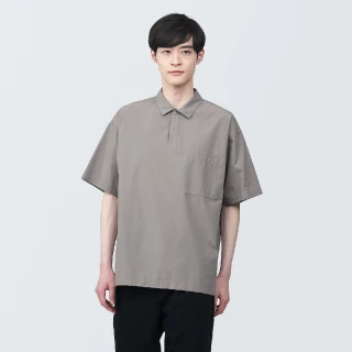 【MUJI 無印良品】男棉混涼感短袖布帛POLO衫(共6色)