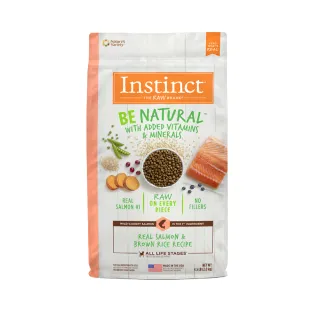 【Instinct原點】天然鮭魚燕麥糙米全犬配方4.5lb(WDJ 狗飼料 優穀飼料 全齡適用)