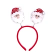 【摩達客】耶誕派對-雙聖誕老公公頭彈簧髮箍(聖誕髮箍)