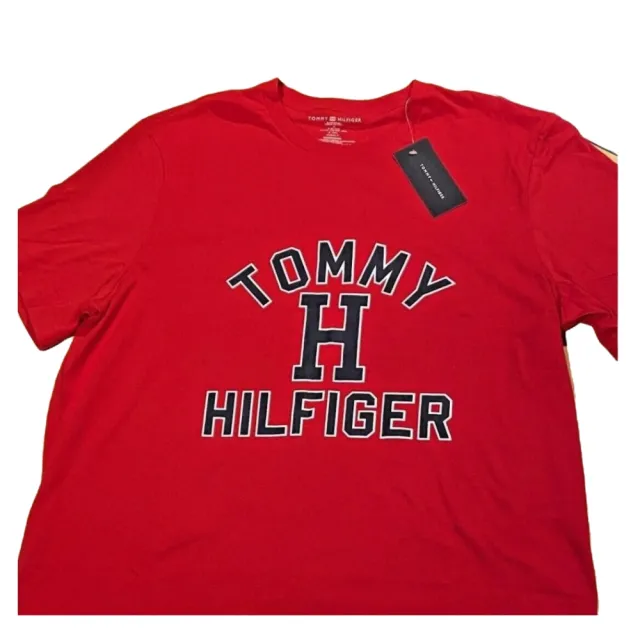 【Tommy Hilfiger】歐美版型 輕薄款 短袖圓領T恤 上衣(版型偏大 請參考尺碼表後再選購)