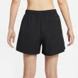 【NIKE 耐吉】短褲 NSW Everything Shorts 女款 黑 白 中腰 抽繩 運動褲 褲子(FV6623-010)