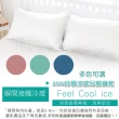 【米夢家居】SGS認證涼感冰晶紗信封式枕頭套(水綠-一入-各式枕頭涼爽透氣升級)