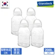 【Glasslock】附提把可排氣醃漬玻璃密封罐-2000ml(4入組)