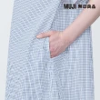 【MUJI 無印良品】女有機棉涼感平織布立領短袖洋裝(共3色)