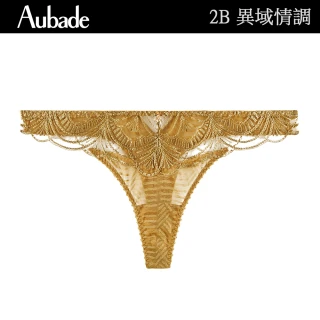 【Aubade】異域情調蕾絲丁褲 性感小褲 法國進口 女內褲(2B-青銅金)