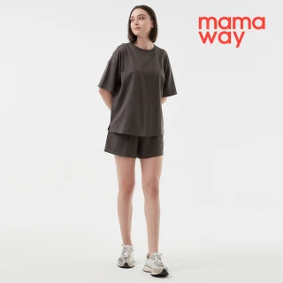 【mamaway 媽媽餵】舒適涼感寬版孕哺上衣