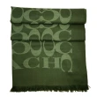 【COACH】C LOGO羊毛混桑蠶絲巾圍巾(多色選一)