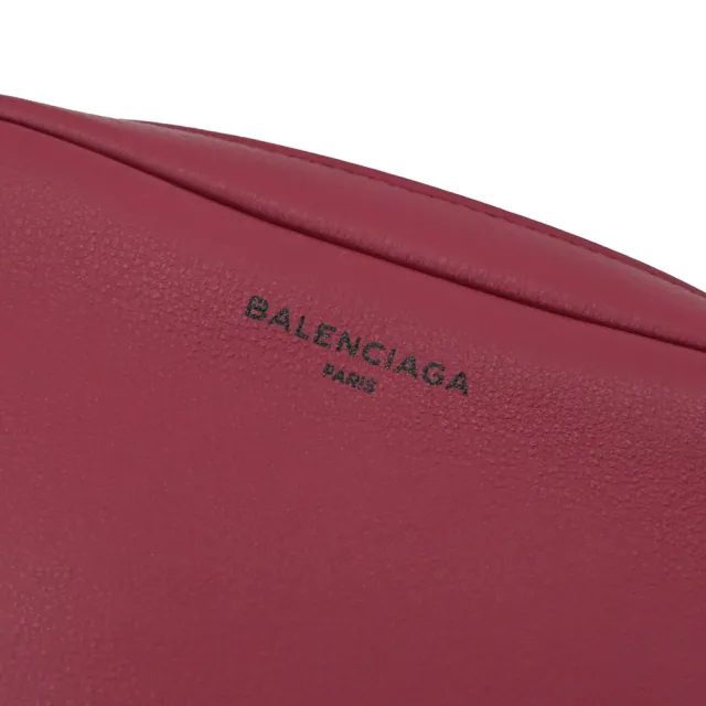 【Balenciaga 巴黎世家】EVERYDAY MINI 小牛皮手拿斜背包相機包(紅)