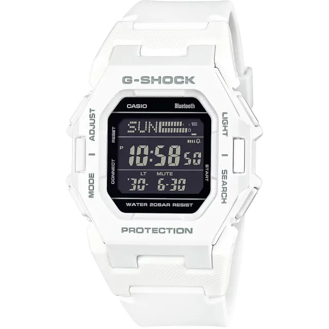 【CASIO 卡西歐】G-SHOCK 纖薄藍牙運動手錶 送禮 禮物 推薦(GD-B500-7)