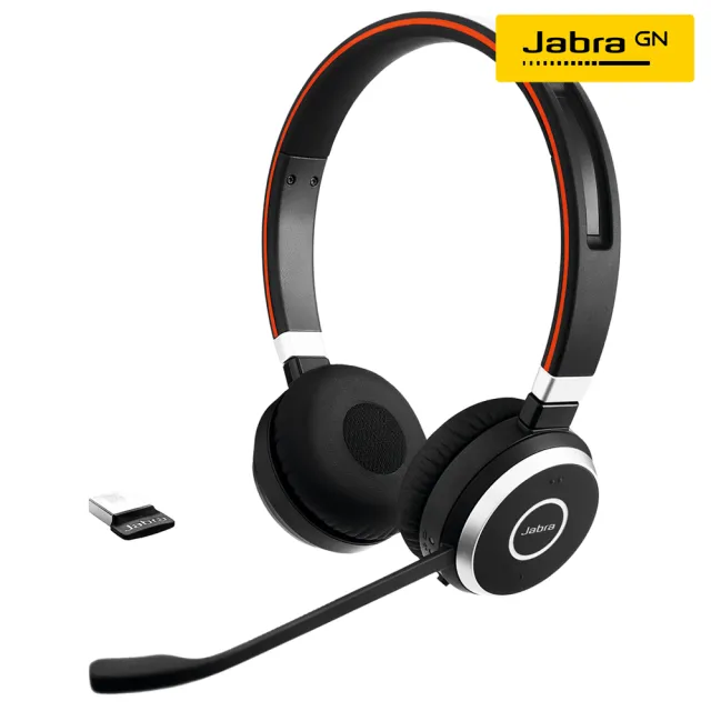 【Jabra】Evolve 65 SE耳罩式商務無線藍牙耳機麥克風(藍牙無線頭戴式立體聲耳機麥克風)