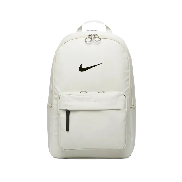 【NIKE 耐吉】後背包 Heritage Backpack 象牙白 黑 15吋 雙肩背 筆電包 背包(DN3592-072)