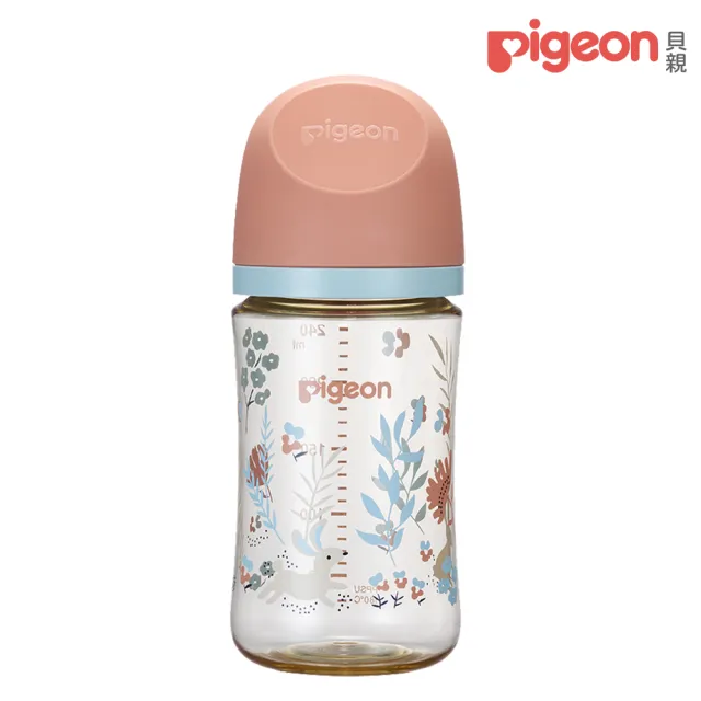 【Pigeon 貝親】第三代母乳實感彩繪款PPSU奶瓶240mlx2入組(3款)