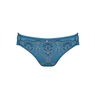 【瑪登瑪朵】La Pretti 低腰三角無痕網內褲 M-XL(霧煙藍)