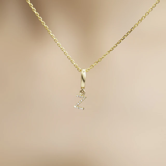 Olivia Yao Jewellery 18K金 鑽石字母