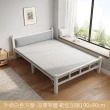【MINE家居】單人床 折疊床 雙款選購 寬90X190cm(工業風鋼架結實穩固 免安裝)
