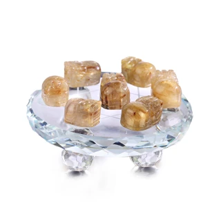 【開運方程式】鈦晶貔貅七星陣至強招財(招財咬錢風水佈局七星陣/入厝禮)