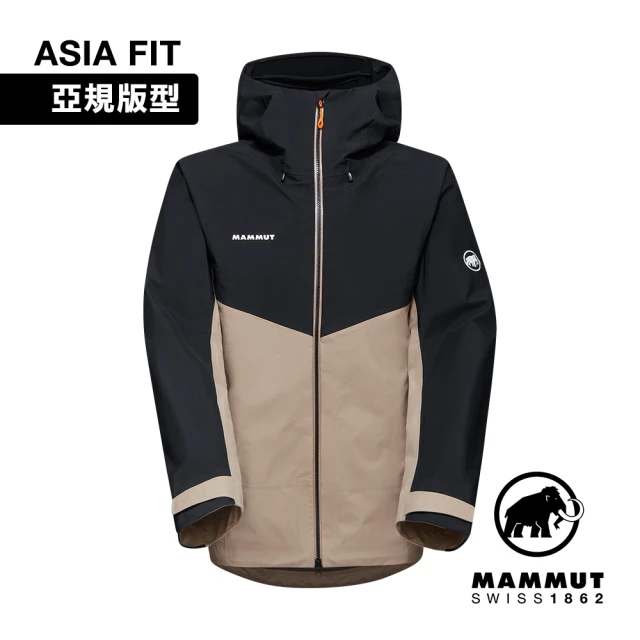 Mammut 長毛象 Crater IV HS Hooded Jacket AF Men GTX防風防水連帽外套 男款 薩凡納褐/黑 #1010-30760