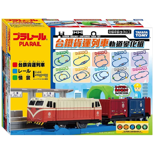 【TAKARA TOMY】日本 台鐵貨運列車軌道變化組(TP91942 PLARAIL 鐵路王國)