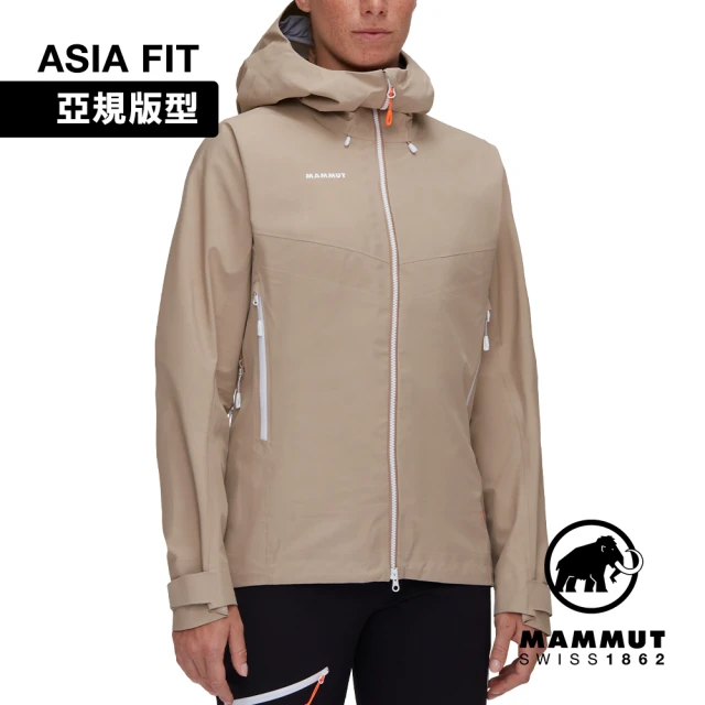 Mammut 長毛象 Crater IV HS Hooded Jacket AF Women GTX防風防水連帽外套 女款 薩凡納褐 #1010-30770