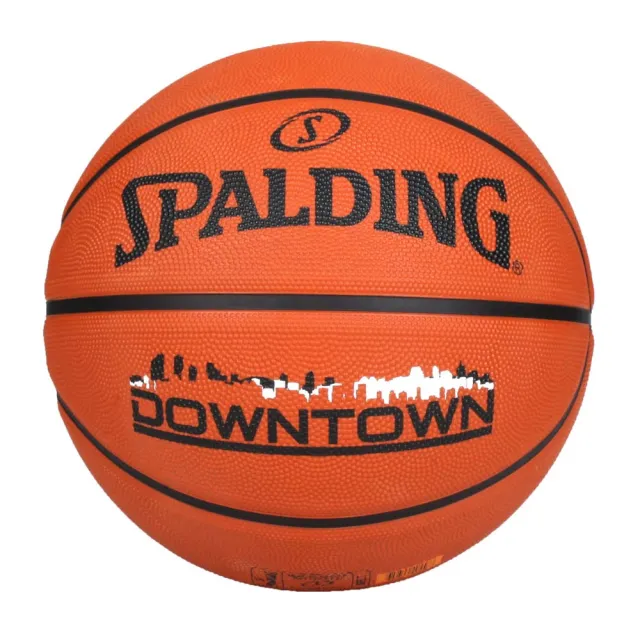 【SPALDING】DOWNTOWN #7橡膠籃球-室內外 7號球 斯伯丁(SPA84363)