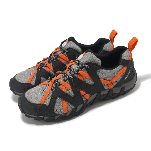 【MERRELL】水陸兩棲鞋 Waterpro Maipo 2 男鞋 黑 橘 透氣 黃金大底 可拆鞋墊 戶外鞋(ML037727)