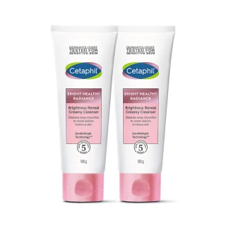 【Cetaphil 舒特膚】官方直營 BHR淨白無瑕潔面乳 100g*2入(洗面乳/淡斑美白/緊緻抗老/保濕/暗沉蠟黃)