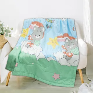 【Prawear 巴麗維亞】萌趣兒童肚肚被多款任選(110×140cm 可水洗/涼被/兒童被- 棉被)